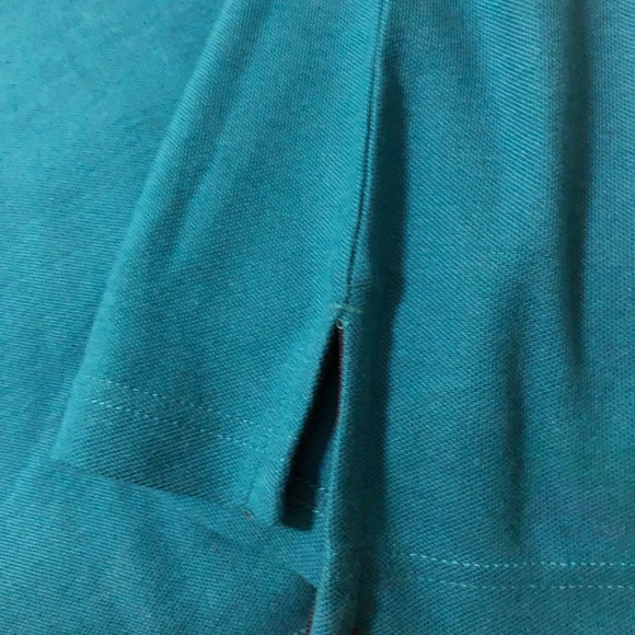 IZOD Polo Shirts in light blue, deep lagoon and peacoat shorts sleeve - Picture 3 of 9